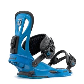 Union Flite Snowboard Bindings, Cyan - Medium/Large