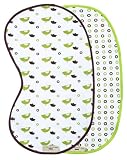 JJ Cole Collections Burp Cloth Set, Green