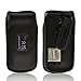 Turtleback Fitted Case for LG Exalt VN360 Flip Phone Black Leather Rotating Removable Belt Clip