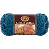 Lion Brand Yarn 831-106 Kitchen Cotton Yarn, Blueberry