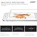 Collen Full Screen Tempered Glass Protector for Apple 6S / 6 plus - Silver Trimming