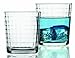 Circleware Windowpane Double Old Fashioned Whiskey Glass, 13 Ounce, Set of 4, 4 pc set,