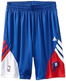NBA Detroit Pistons On-Court Pre-Game Short, Medium, navy blue, white, and red