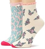 Betsey Johnson Women's 2Pack Be A Betsey Girl Shorties,Cream,9-11