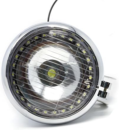 YEDI 641203 Fashion 27 LED Motorcycle Headlight Lamp LED Angel Eye 12V White For Harley for Honda for Yamaha for Suzuki