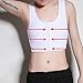 JARAZIN Women Lesbian Transgender Tomboy FTM Breathable Compression Hook Chest Binder Tank Top (L,White