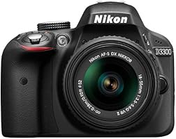 Nikon D3300 Digital SLR Camera with 18-55 mm VR II Lens Kit (24.2 MP, 3.0 inch LCD) - Black