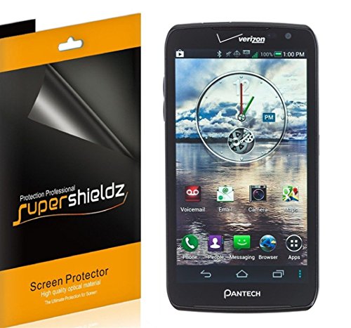 [6-Pack] SUPERSHIELDZ- High Definition Clear Screen Protector For Pantech Perception (Verizon) + Lifetime Replacements Warranty [6-PACK] - Retail Packaging