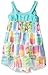 Youngland Girls' Ruffled Crochet Knit to Chiffon Popsicle High Low Dress