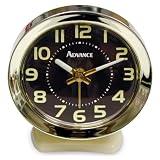 Advance Time Technology Keywind Alarm Clock, Off-White by 