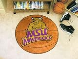 29" Round NCAA Minnesota State - Mankato Chromo Jet Printed Basketball Rug