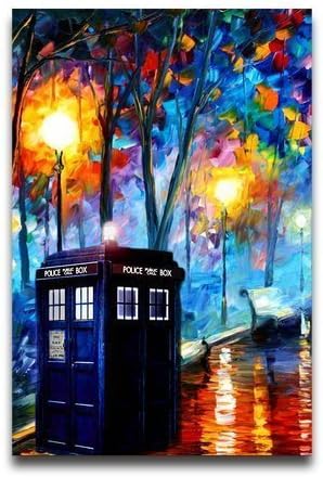 Doctor Who - Glow In The Dark TV Show Poster (The Doctor &amp; The Tardis) (Size: 20