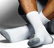 Hanes Classics Men's 6 pack cushion crew Sock, White, 6-12