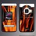 Nokia N75 orange flame Gel skin n75-g94