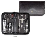 Drei Schwerter - Trousse manucure et pédicure 8 pièces en similicuir de premier choix. Qualité: Fabriqué �  Solingen, Allemagne