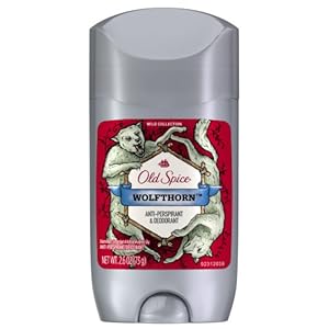 Old Spice Wild Collection Wolfthorn Scent Men's Invisible Solid Anti-Perspirant & Deodorant 2.6 Oz