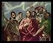 El Greco (Christ is robbed of his clothes ( "El Expolio")) Gold Wood-Mounted Art Poster Print - 11" X 17"