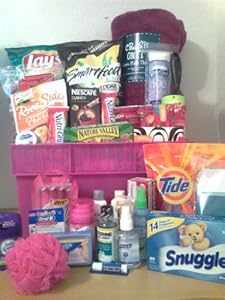 Away From Home Snacks And Essentials Care Package In Mini Laundry Gift Basket: Amazon.com: Grocery & Gourmet Food