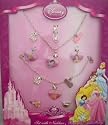 Disney Princess Jewellery Set Necklace Bracelet & Rings