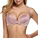 Ekouaer Sexy Lace Push Up Comfort Unlined Bra Womens Padded Stain Demi Underwire