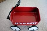 It's a Boy! Small Radio Flyer Wagon -- Wagon Bed Measures 4.25" x 6.5" x 1.875" -- Great With Dolls -- as shown