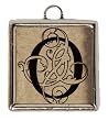 Upper/Lower Case Monogram Necklace - O Upper/Lower Case Monogram Necklace - O