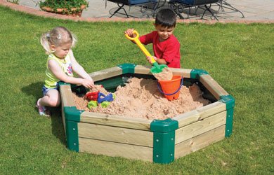 Childrens Toyshop  Toys : TP121 Forest Hexagonal Sandpit