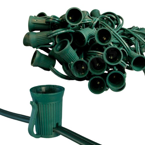 Christmas String Lights(100ft.96 Sockets. Green Cord) Find Discount