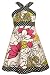 Bonnie Jean Girls 7-16 White/ Black Sundress With Bright Print
