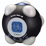 Timex T156BX Wacky Phrases Shake n Wake Unique Colorful Alarm Clock with Vibrating Action