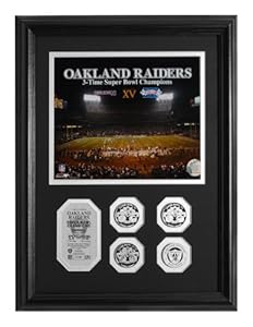 Oakland Raiders 3 Time Super Bowl Champs Photomint