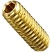Brass Set Screw, Hex Socket Drive, Cup Point