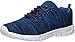 TSLA Men's Sports Running Shoes, Lightweight Breathable Walking Casual Sneakers, Performance Gym Training Athletic Shoes, Zero Knit Black & Blue, 11