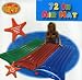 72-in Inflatable Air Mat Pool Float with Contoured Pillow Mat