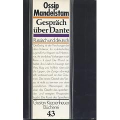 Gespr�ch �ber Dante. Russisch und deutsch (Gustav Kiepenheuer B�cherei, 43)