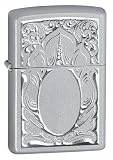 ZIPPO Scrolled Mirror Satin Chrome