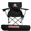 Nebraska Cornhuskers NCAA Ultimate Adult Tailgate Chair (Blackshirts) by Rivalry Distributing