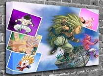 Dragon Ball Z - Kawapaper (2) Animated Comic Canvas Art Canvas Print Picture print Size: (44" x 30")