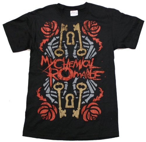 My Chemical Romance Skeleton Key Guys T-shirt in Black