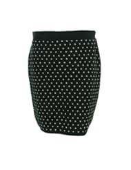 Apparel: Alfani Womens Petite Pencil Skirt Black w/Gold Lurex M