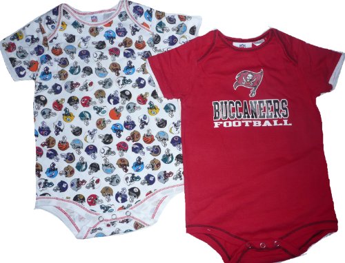 Tampa Bay Buccaneers 0 3 Month Infant Baby 2pc Creeper / Onesie