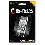 ZAGG LEATHERskin for iPhone 4 Brown Plain - 1 Pack - Screen Protector - Retail Packaging - Clear