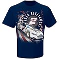 Brad Keselowski #2 Miller Lite NASCAR Adult Speedbolt T-Shirt-Navy Blue