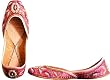 Beaded & Sequin Indian Khussa Belly Dance Shoes for Women Handcrafted Casual Footwear Available in Various Sizes