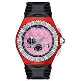 TechnoMarine Mens Cruise Diamond Magnum Chrono Red Watch #108031