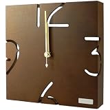 PUZZLE ウォールクロック WALL CLOCK S 茶色 YK09-105BR <34335>