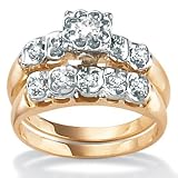 2-Pc Diamond Accent 10k Wedding Set
