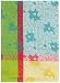 100% Cotton Jacquard Floral Aqua Dishtowel 18" X 28" Set / 6