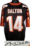 Andy Dalton signed Cincinnati Bengals Black Reebok Premier EQT Jersey- Dalton Hologram