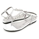 Bamboo Shiny29 Flats Silver 8.5 Silver
